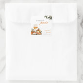 Eine perfekte Partnerschaft zwischen Wein und Käse Quadratischer Aufkleber (Tasche)