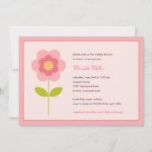 Eine perfekte Stem Baby Dusche Einladung (Vorderseite)