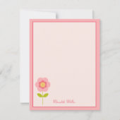 Eine perfekte Stem Flat Dankeschön Karte (Vorderseite)