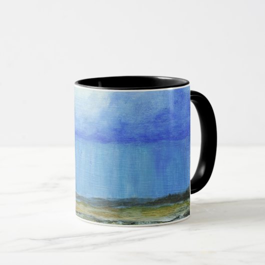 Eine perfekter Sturm-abstrakte Kaffeetasse (VorderseiteRechts)