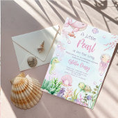 Eine Perle ist auf dem Weg Baby Dusche Einladung
