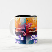 eine Person ändert alles Tasse (Vorderseite Links)
