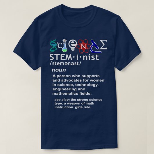 Eine Person, die sich für Frauen in der Technik ei T-Shirt (Design vorne)