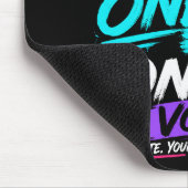 Eine Person, eine ID, eine Stimme Mousepad (Ecke)