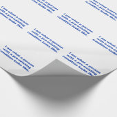 Eine Person mit vorbestehendem Zustand Geschenkpapier (Ecke)