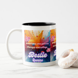eine Person verändert alles Tasse