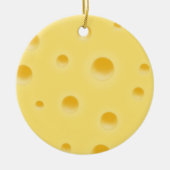 Eine Personalisierte Käsemeldung Keramik Ornament (Vorne)