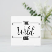 Eine personalisierte Männer, die lustige Namen nen Einladung (Stehend Vorderseite)