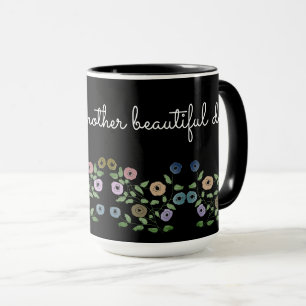Eine Personalisierte Tasse mit Schwarz