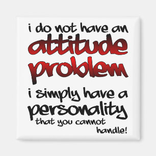 Eine Persönlichkeit können Sie lustigen Magnet