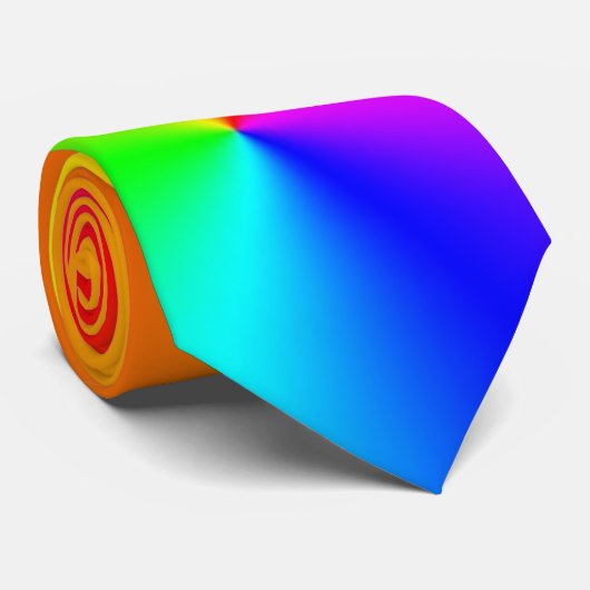 Eine Perspecitive Regenbogen-Krawatte! Krawatte (Gerollt)