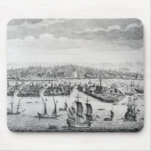 Eine Perspektiven-Ansicht der Stadt von Venedig Mousepad