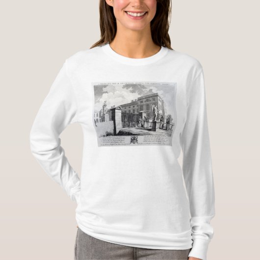 Eine Perspektivenansicht des T-Shirt (Vorderseite)