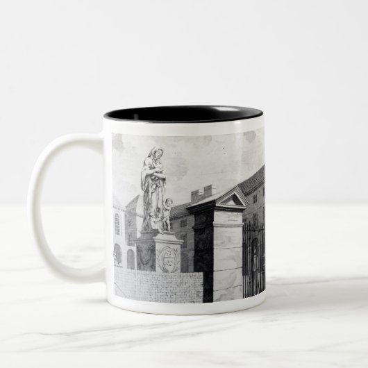 Eine Perspektivenansicht des Zweifarbige Tasse (Links)