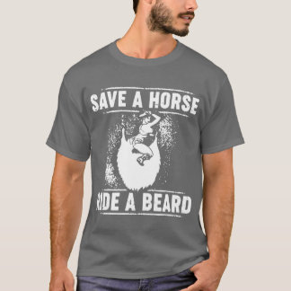 eine Pferdeschlittenfahrt mit einem Bärenfreund re T-Shirt