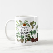 Eine Pflanze kurz von verrückten Funny Pflanze lie Kaffeetasse (Links)