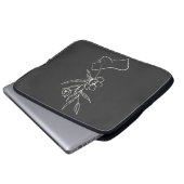 Eine Pflanze wachsen Laptopschutzhülle (Vorne Knopf)