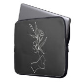 Eine Pflanze wachsen Laptopschutzhülle (Vorderseite Links)