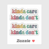 Eine Pflege, bitte nicht Aufkleber (Blatt)