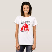 eine Pfote gefunden T-Shirt (Vorne ganz)