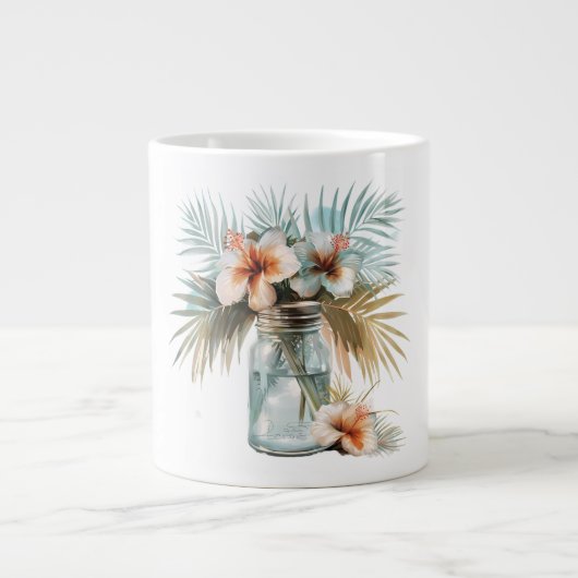 Eine phantastische Blume Jumbo-Tasse (Vorderseite)