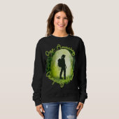 Eine phantastische Camping Mama - Campermutter Grü Sweatshirt (Vorne ganz)