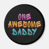 Eine Phantastische Daddy Graffiti-Typografie | Mag Magnet (Vorne)