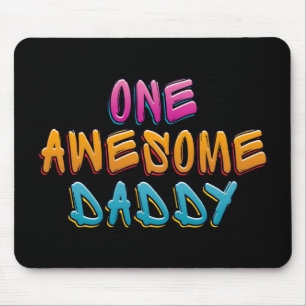 Eine Phantastische Daddy Graffiti-Typografie Mau Mousepad
