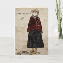 EINE PHANTASTISCHE MÄDCHENKARTE - GEBURTSTAG DANKESKARTE