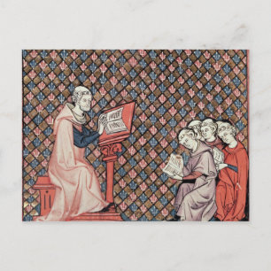 Eine Philosophielektion Postkarte