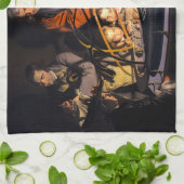 Eine Philosophin-Vorlesung über das Sonnensystem d Geschirrtuch (Gefaltet)