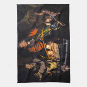 Eine Philosophin-Vorlesung über das Sonnensystem d Geschirrtuch (Vertikal)