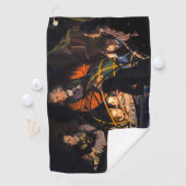 Eine Philosophin-Vorlesung über das Sonnensystem d Golfhandtuch (Insitu)