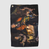 Eine Philosophin-Vorlesung über das Sonnensystem d Golfhandtuch (Vorderseite)