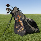 Eine Philosophin-Vorlesung über das Sonnensystem d Golfhandtuch (Gras)