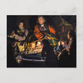 Eine Philosophin-Vorlesung über das Sonnensystem d Postkarte (Vorderseite)