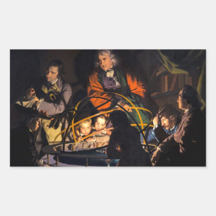 Eine Philosophin-Vorlesung über das Sonnensystem d Rechteckiger Aufkleber