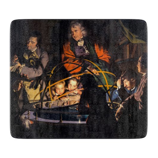 Eine Philosophin-Vorlesung über das Sonnensystem d Schneidebrett (Vorderseite)