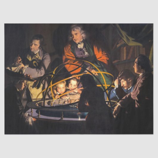 Eine Philosophin-Vorlesung über das Sonnensystem d Seidenpapier (Vorderseite)