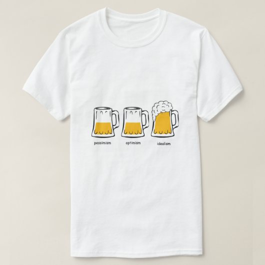 Eine philosophische Herangehensweise an Bier T-Shirt (Design vorne)