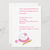 Eine philosophische Mochi Einladung (Vorne/Hinten)