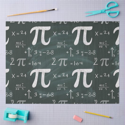 Eine Pi-Tag-Feier-Seriendesign #4 Seidenpapier (Basteln)