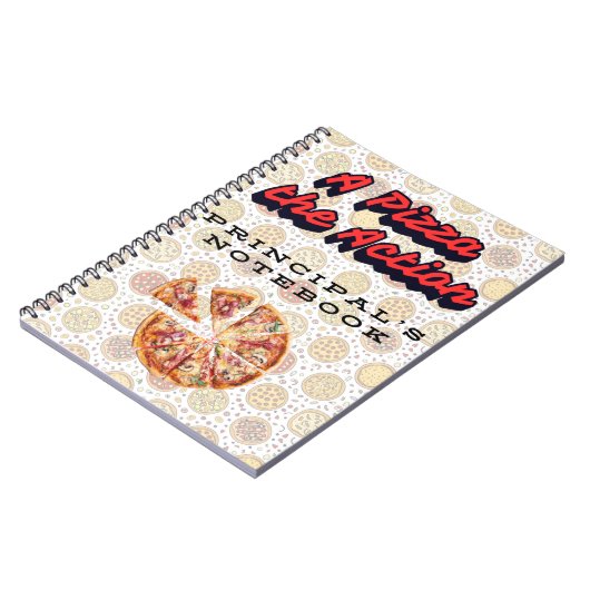 Eine "Pizza" Das Actionheft Notizblock (Linke Seite)