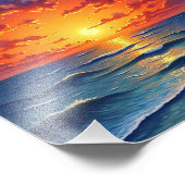 Eine Plastikfarbe Fotodruck (Ecke)