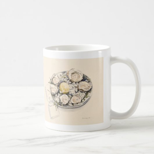 Eine Platte von Austern 2012 Kaffeetasse (Rechts)