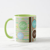 Eine Polka-dot-Tasse Tasse (Links)