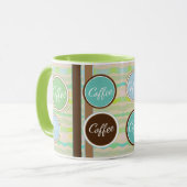 Eine Polka-dot-Tasse Tasse (Vorderseite Links)