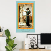 Eine pompesische Lady Poster (Heimbüro)