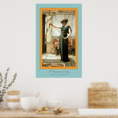 Eine pompesische Lady Poster (Küche)