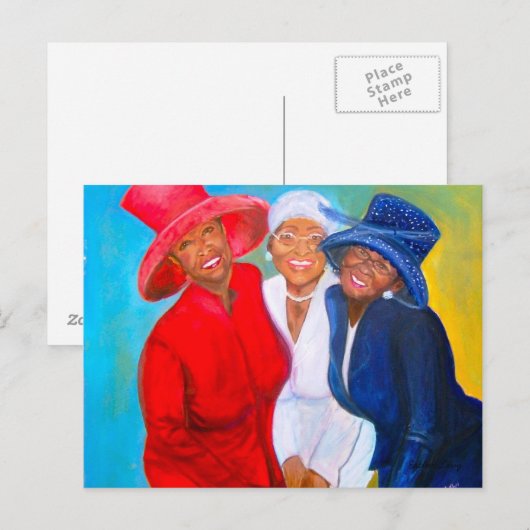 Eine Pose treffen Postkarte (Vorne/Hinten)